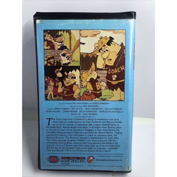 * The Flintstones: Little Big League VHS Hanna-Barbera. Vintage - Picture 4 of 7
